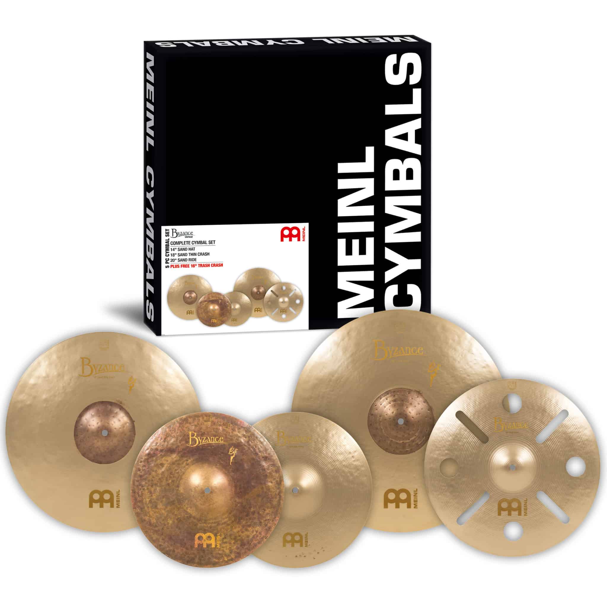 Meinl Byzance Vintage Sand Bonus Cymbal Set – Benny Greb Signature Cymbal Set 4