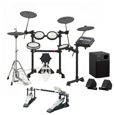 Yamaha DTX6K3-X Electronic Drum Kit With MS45DR Monitoring System And Double Pedal