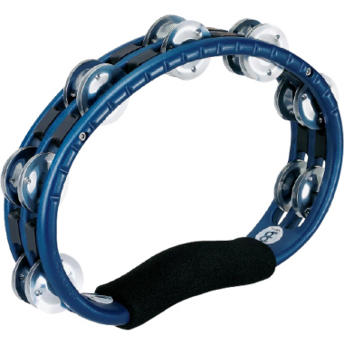 Meinl Traditional ABS Hand Held Tambourine – Blue With Aluminium Jingles