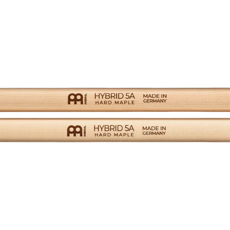 meinl hybrid 5a hard maple drumstick wood tip