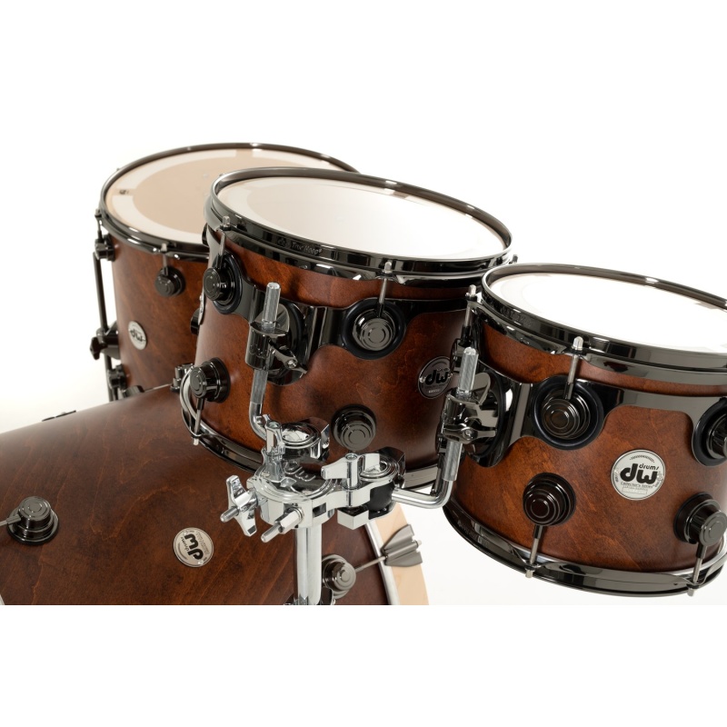 DW Collector’s Maple 22in 4pc Shell Pack – Walnut Stain, Satin Oil 8