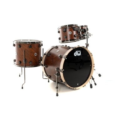 DW Collector’s Maple 22in 4pc Shell Pack – Walnut Stain, Satin Oil