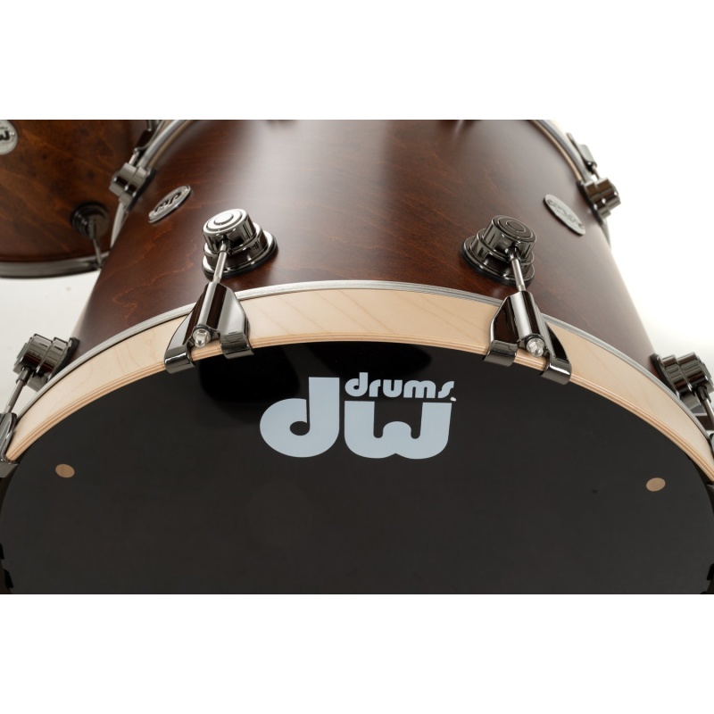 DW Collector’s Maple 22in 4pc Shell Pack – Walnut Stain, Satin Oil 7
