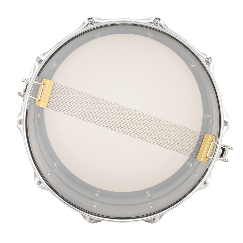 Ludwig Universal 14×6.5in Brass Snare – Chrome Hardware 7
