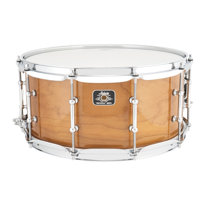 Ludwig Universal 14×6.5in Cherry Snare 4