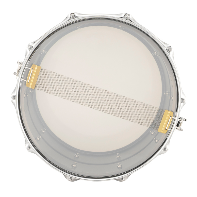 Ludwig Universal 14x8in Brass Snare – Chrome Hardware 7