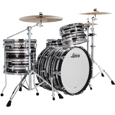 Ludwig Classic Maple 22in Fab Shell Pack – Digital Black Oyster Sparkle
