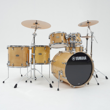 Yamaha Stage Custom Birch 22in 6pc Shell Pack, 2 Floor Toms – Natural Wood