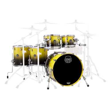 Mapex Saturn Classic 22in 5pc Rock Shell Pack – Sulphur Fade