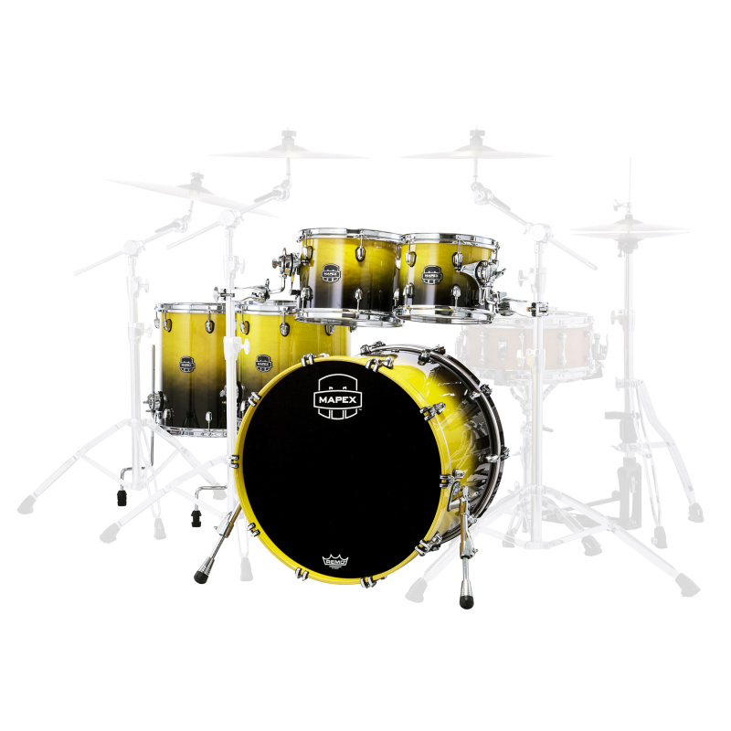 Mapex Saturn Classic 22in 5pc Rock Shell Pack – Sulphur Fade 6