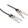 Stagg 3m Twin 1/4in Audio Cable 7