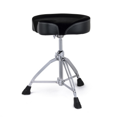 Mapex T865 Saddle Top Double Braced Drum Throne with Black Cloth Top