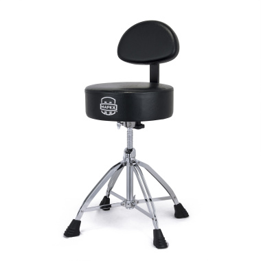 Mapex T870 Round Top Drum Throne with Back Rest