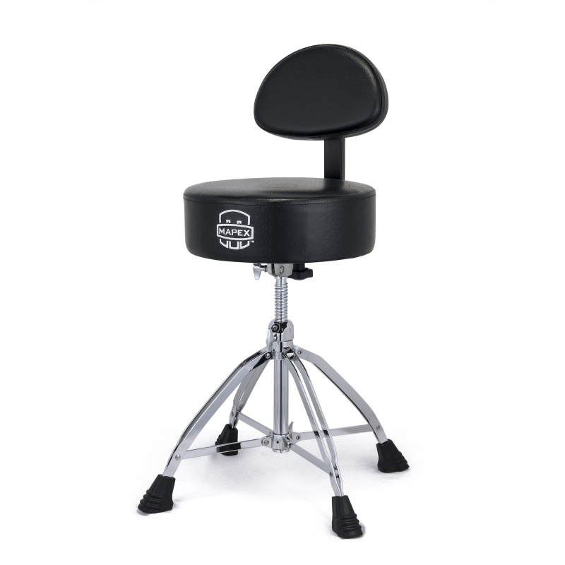 Mapex T870 Round Top Drum Throne with Back Rest 4