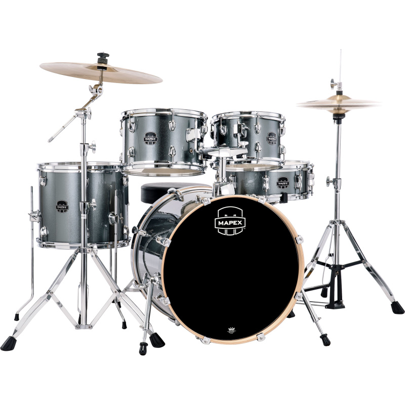 Mapex Venus 20in 5pc Drum Kit – Steel Blue Metallic 4