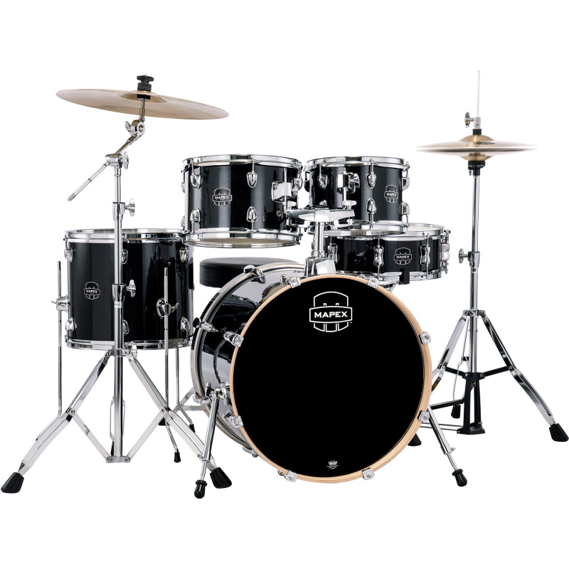 Mapex Venus 20in 5pc Drum Kit – Black Galaxy Sparkle 4