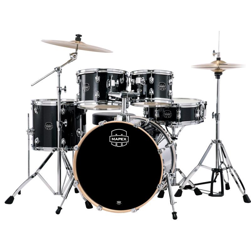 Mapex Venus 20in 5pc Drum Kit – Black Galaxy Sparkle 5