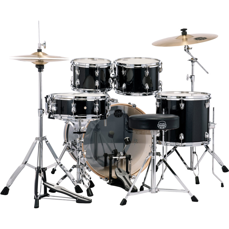 Mapex Venus 20in 5pc Drum Kit – Black Galaxy Sparkle 6