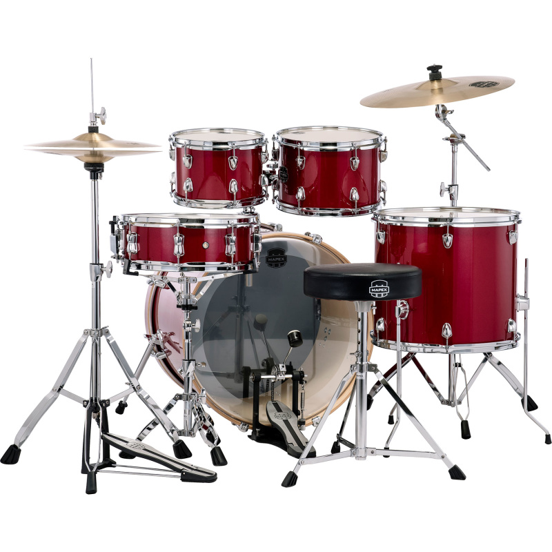 Mapex Venus 22in 5pc Drum Kit – Crimson Red Sparkle 5