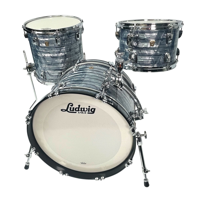Ludwig Classic Maple Downbeat 20in 3pc Shell Pack – Sky Blue Pearl 5
