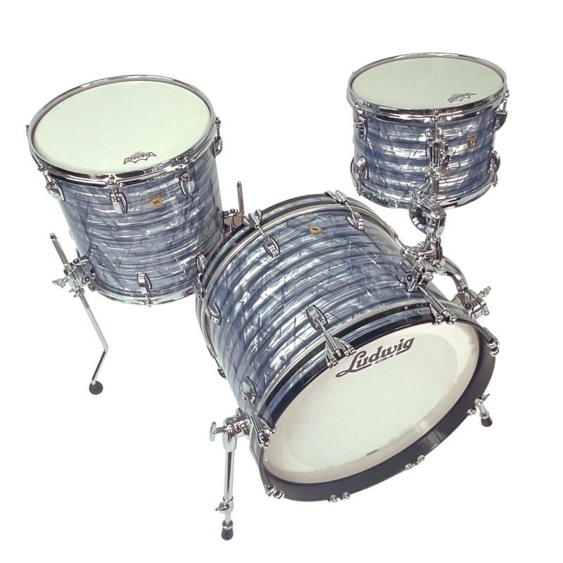 Ludwig Classic Maple Downbeat 20in 3pc Shell Pack – Sky Blue Pearl 7
