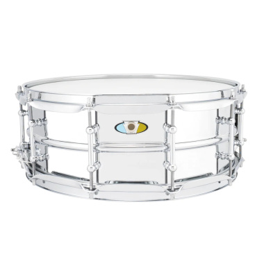 Ludwig Supralite 14×5.5in Steel Snare with P88i Throw Off