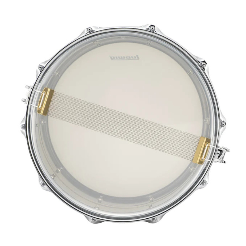 Ludwig Supralite 14×5.5in Steel Snare with P88i Throw Off 7