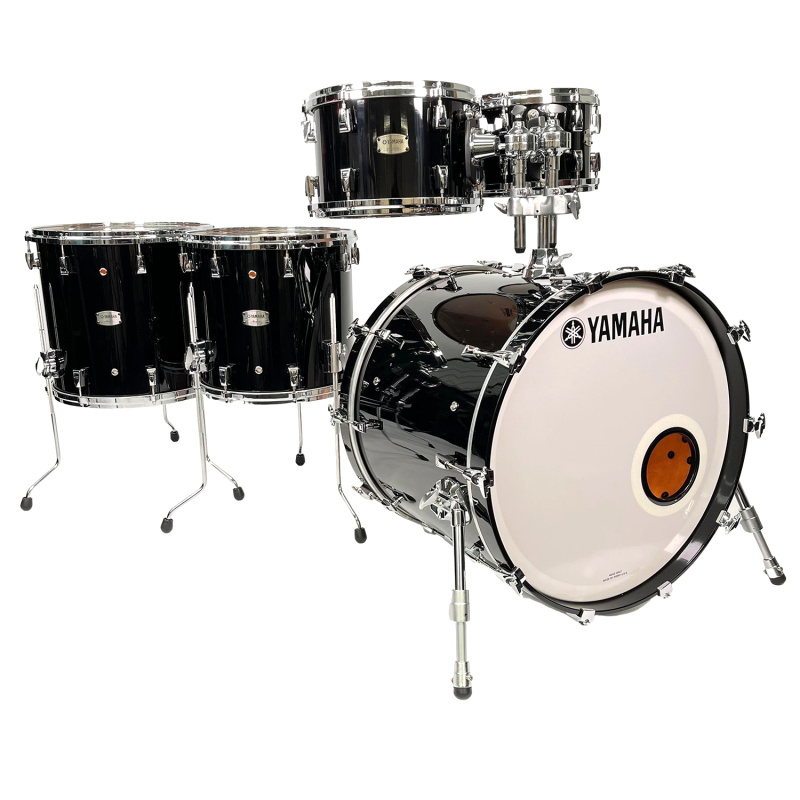 Yamaha Absolute Hybrid Maple 22in 5pc Shell Pack – Solid Black 4
