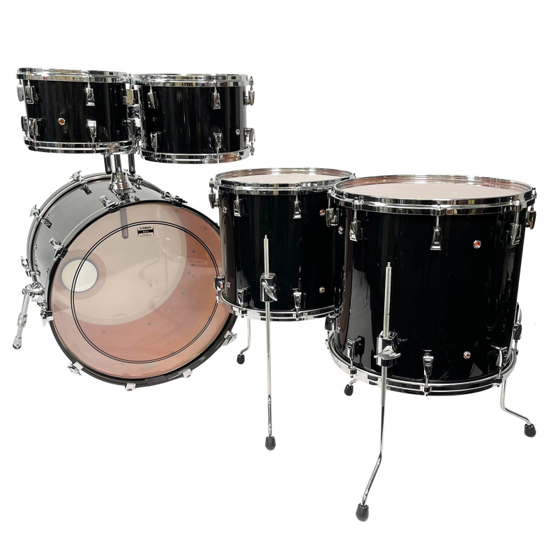 Yamaha Absolute Hybrid Maple 22in 5pc Shell Pack – Solid Black 7