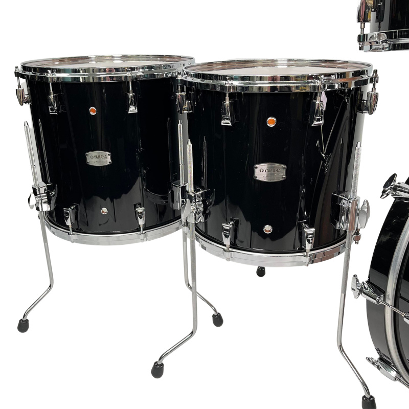 Yamaha Absolute Hybrid Maple 22in 5pc Shell Pack – Solid Black 8