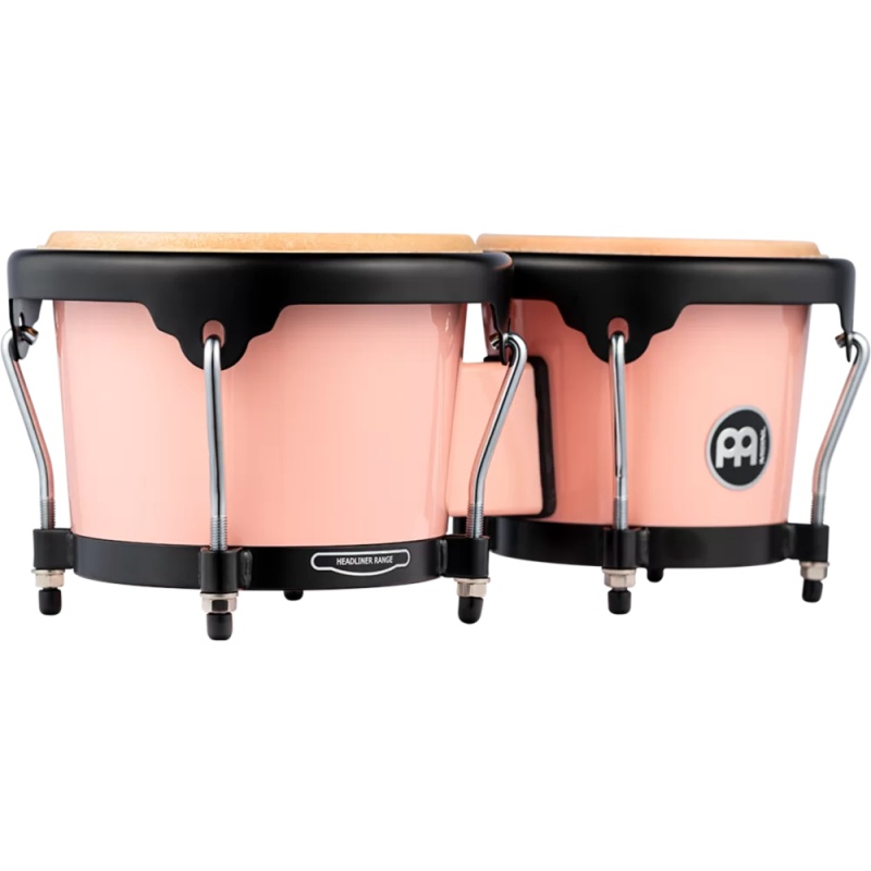 Meinl Journey Series Molded ABS Bongo, Flamingo Pink - Image 2