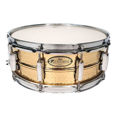 Pearl Universal Series 14×5.5in Hammered Brass Snare