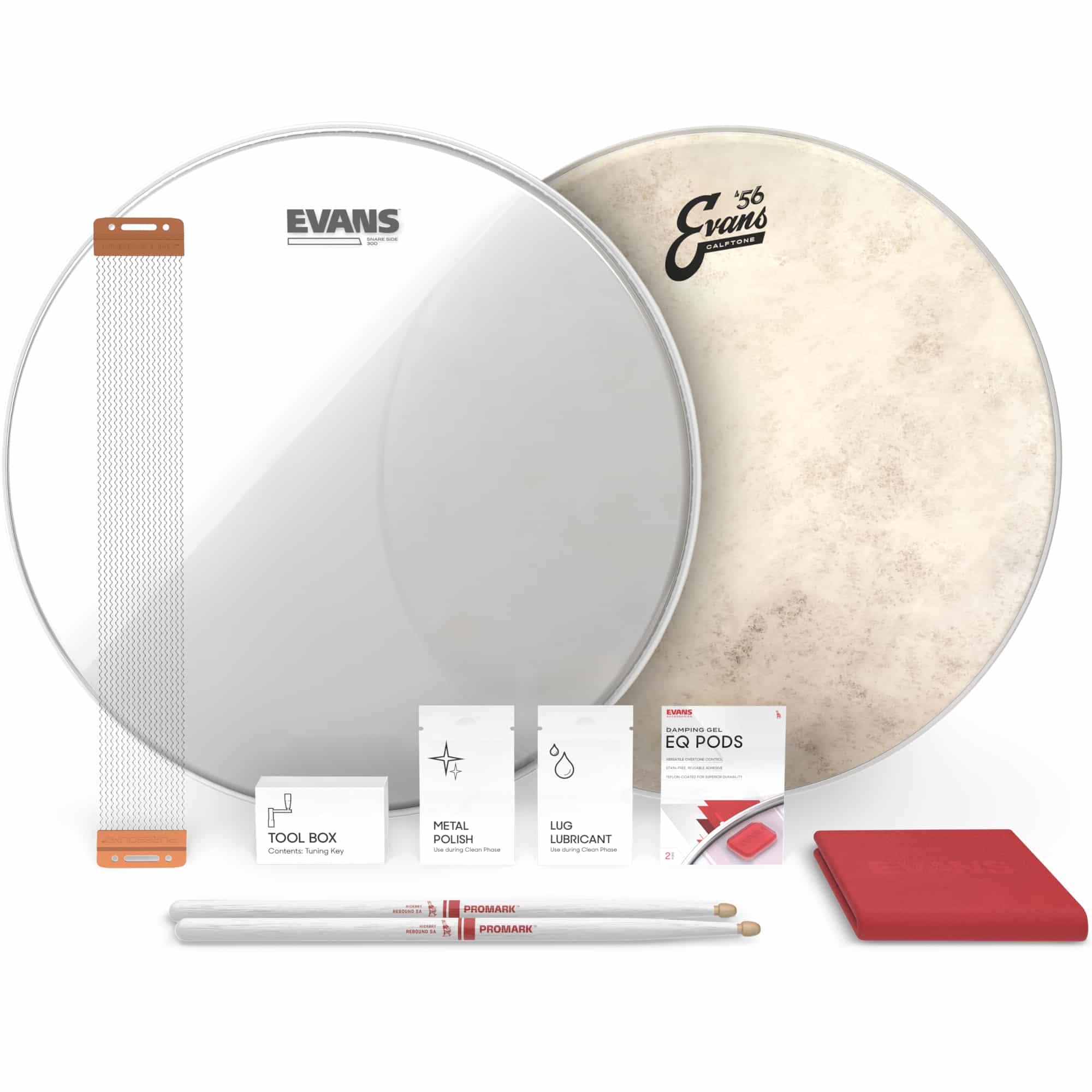 Drum Maintenance Kit Evans UV1 Snare Drum Tune-Up Kit 14-Inch