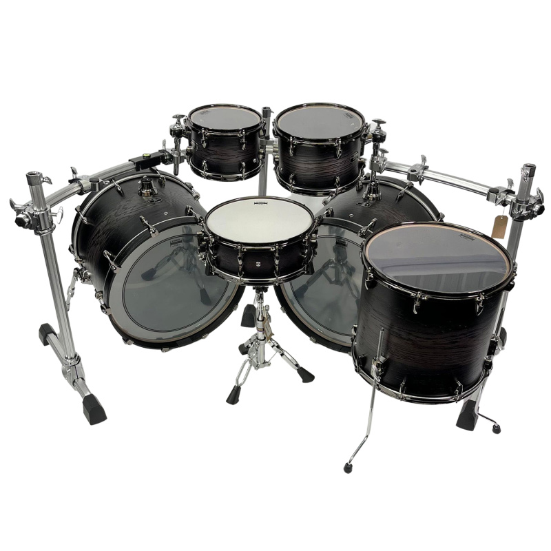 Yamaha Live Custom Hybrid Oak 22in Double Bass Drum 6pc Shell Pack with HEX Racks 7