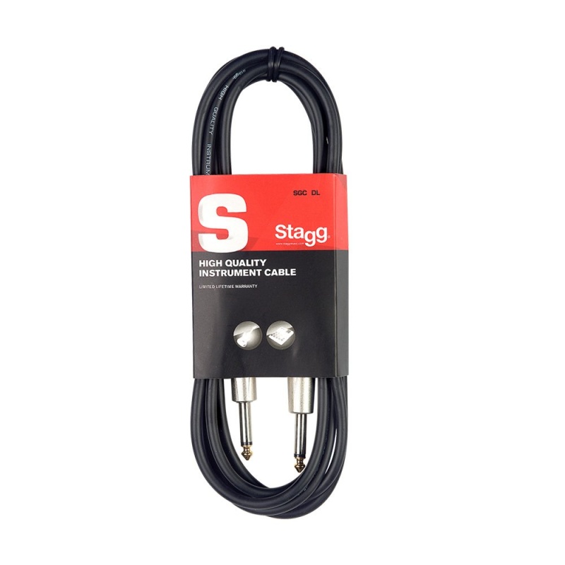 Stagg 1.5M Instrument Cable Jack To Jack 4