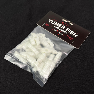 Tuner Fish Lug Locks “Glow In The Dark” White 24 Pack