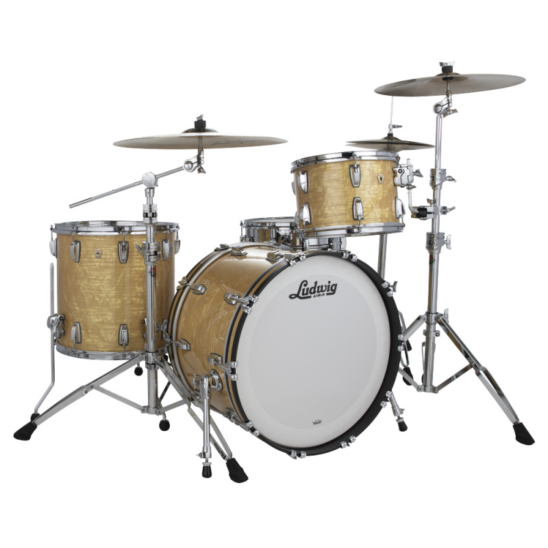Ludwig Classic Maple 22in FAB 22in 3pc Shell Pack – Aged Onyx 4