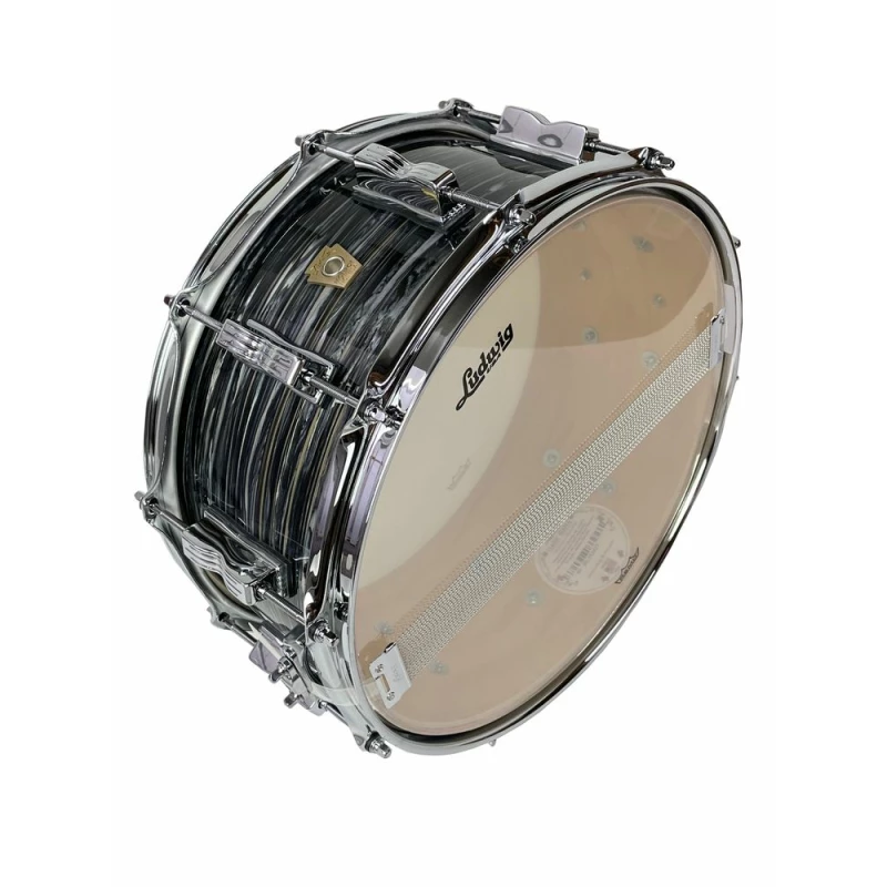 ludwig classic maple 14 x 6.5in snare vintage black oyster