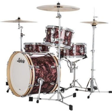 Ludwig Classic Maple FAB 22in 3pc Shell Pack – Burgundy Pearl 4