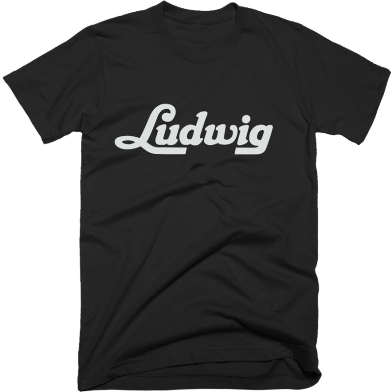 Ludwig Black Script Logo T-Shirt – Various Sizes 28