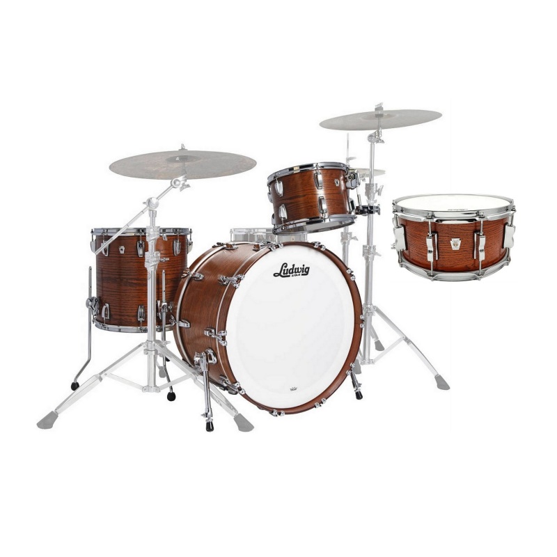 Ludwig Classic Oak 24in 4pc Shell Pack – Tennessee Whiskey 4