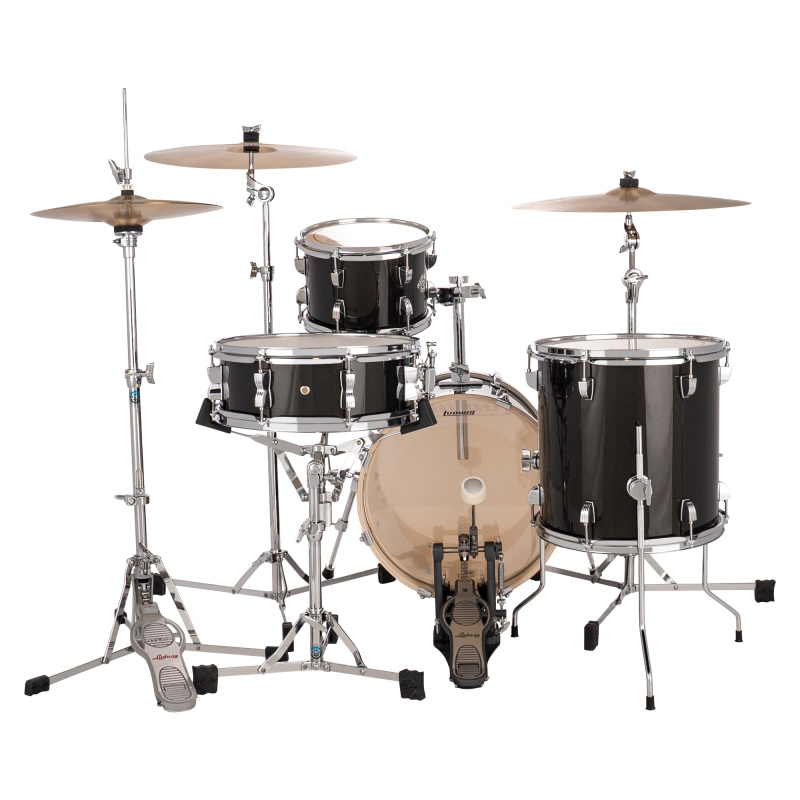 Ludwig Breakbeats 4pc Shell Pack – Black Sparkle 5