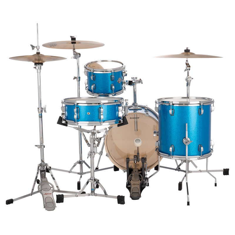 Ludwig Breakbeats 4pc Shell Pack – Blue Sparkle 5