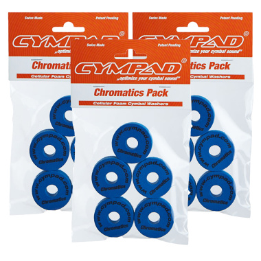 Cympad Chromatics 40/15mm 3 x 5 Pack Bundle – Blue