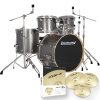 Ludwig Evolution 22in Kit With Hardware & Cymbals – Platinum 12
