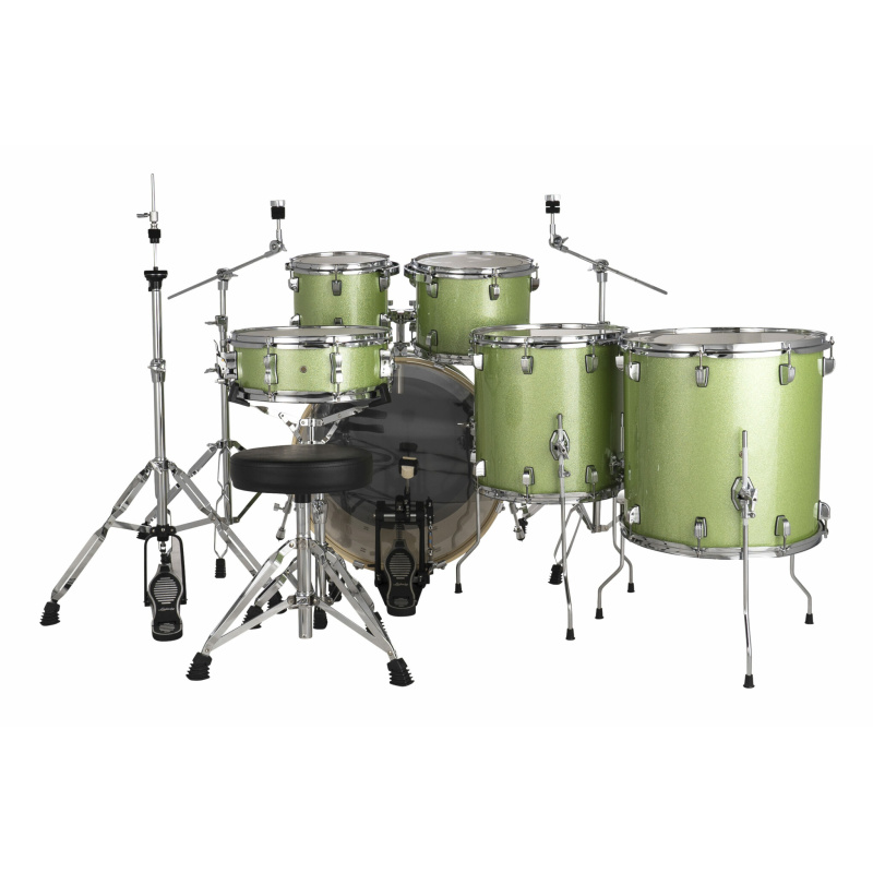 Ludwig Evolution 6pc Kit With Hardware & Cymbals – Mint 7