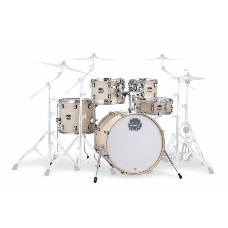 Mapex Mars Maple 20in 5pc Shell Pack – Natural Satin 4