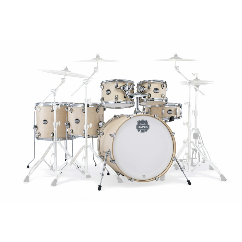 Mapex Mars Maple 22in 6pc Shell Pack – Natural Satin 4