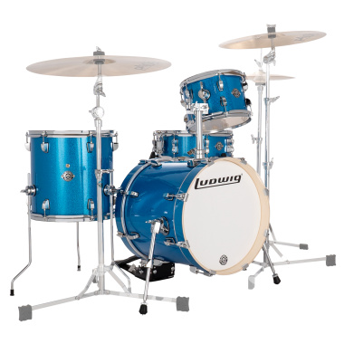 Ludwig Breakbeats 4pc Shell Pack – Blue Sparkle