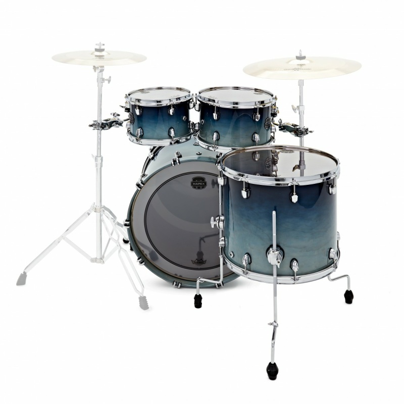 Mapex Saturn Classic 22in 4pc Short Stak Shell Pack – Teal Blue Fade 7
